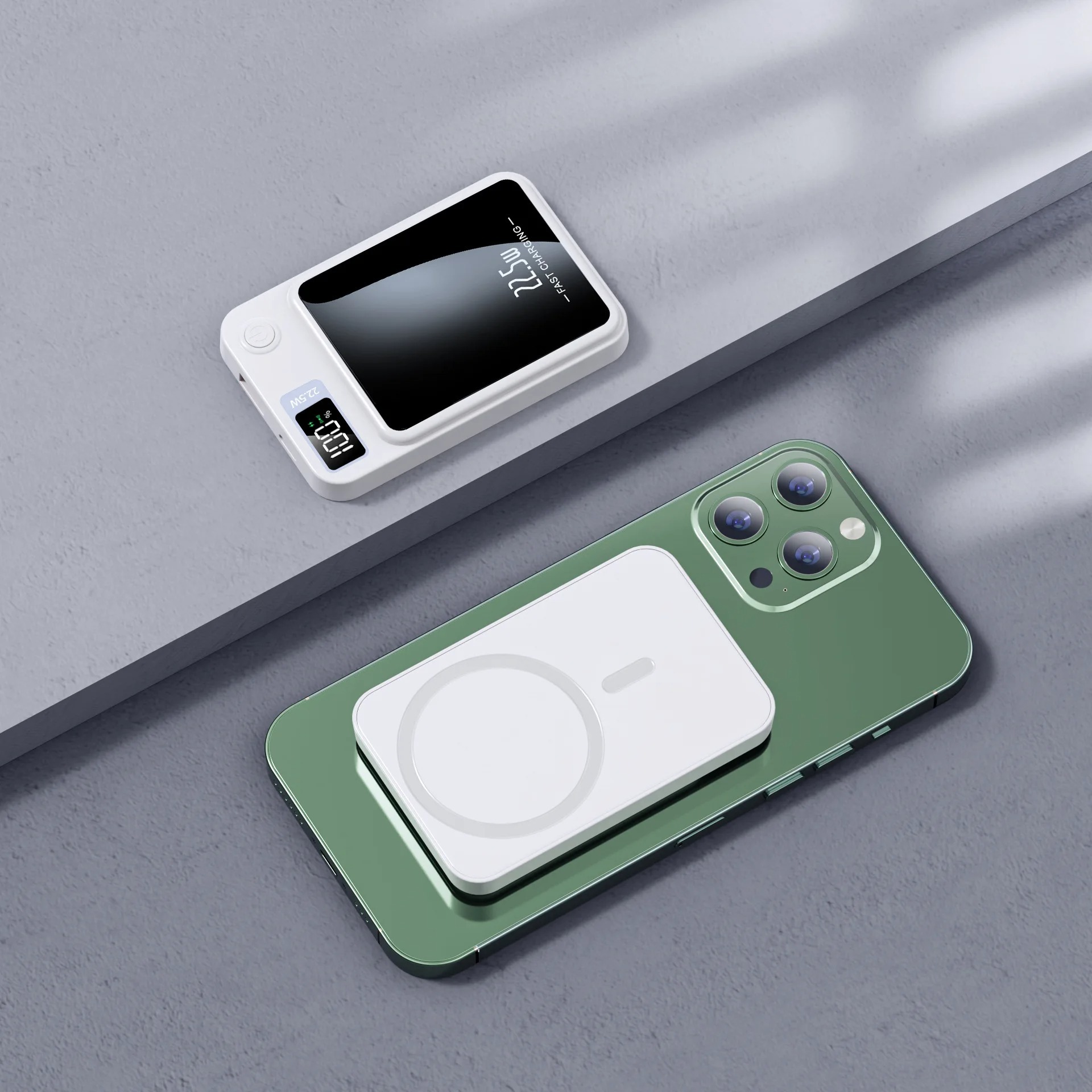 10thousand MAh Magnetische Kabellose Powerbank, Superschnelles Aufladen, Tragbare Externe Akku-Powerbank Fr - Image 7