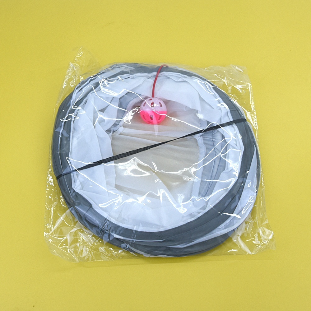 White Cat Tunnel Rolling Dragon Pet Toy Supplies - Image 7