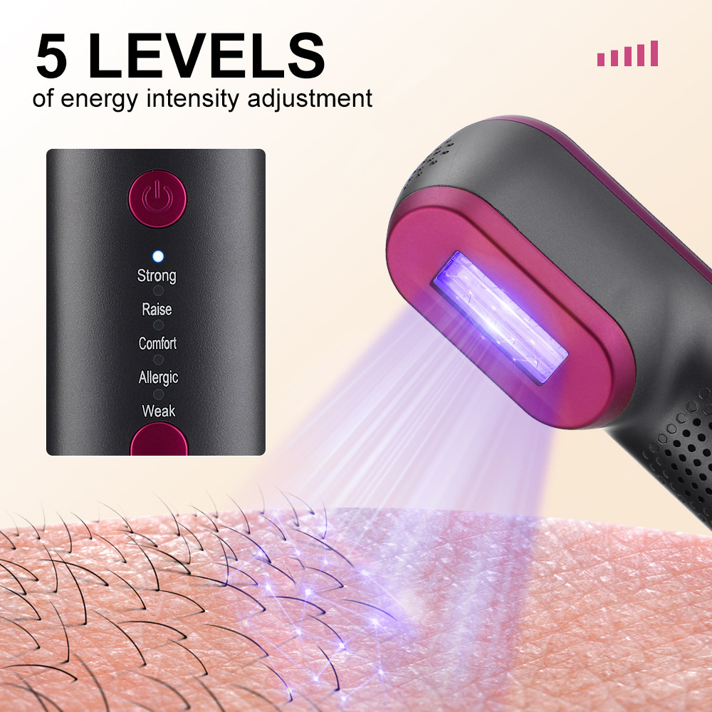 Handle Type 5-speed Whole Body Laser Hair Removal Instrument IPL Pulse Light Mild - Image 4
