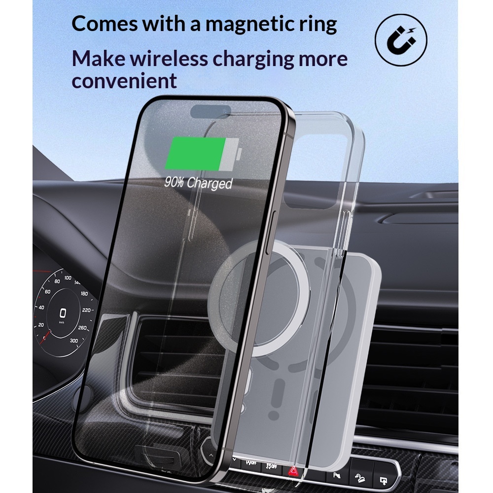 MagSafe 15W Magnetic In-car Wireless Charger - Image 3