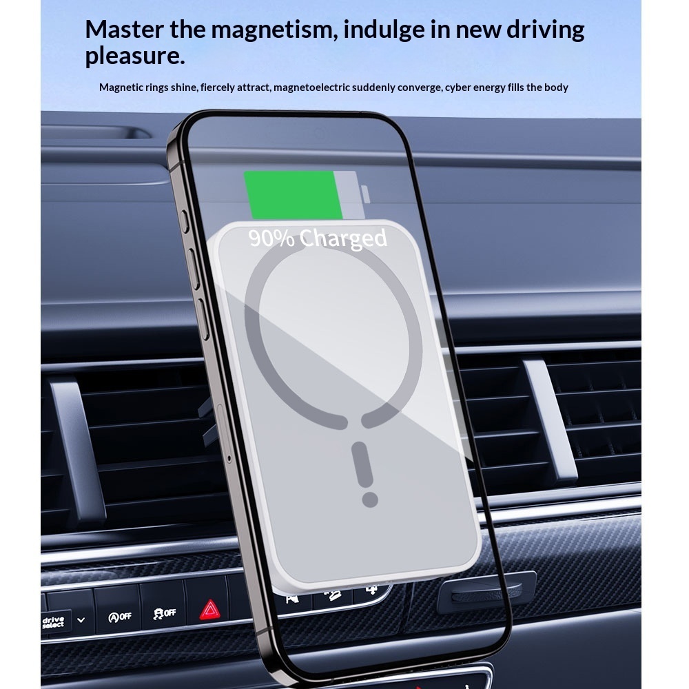 MagSafe 15W Magnetic In-car Wireless Charger - Image 4