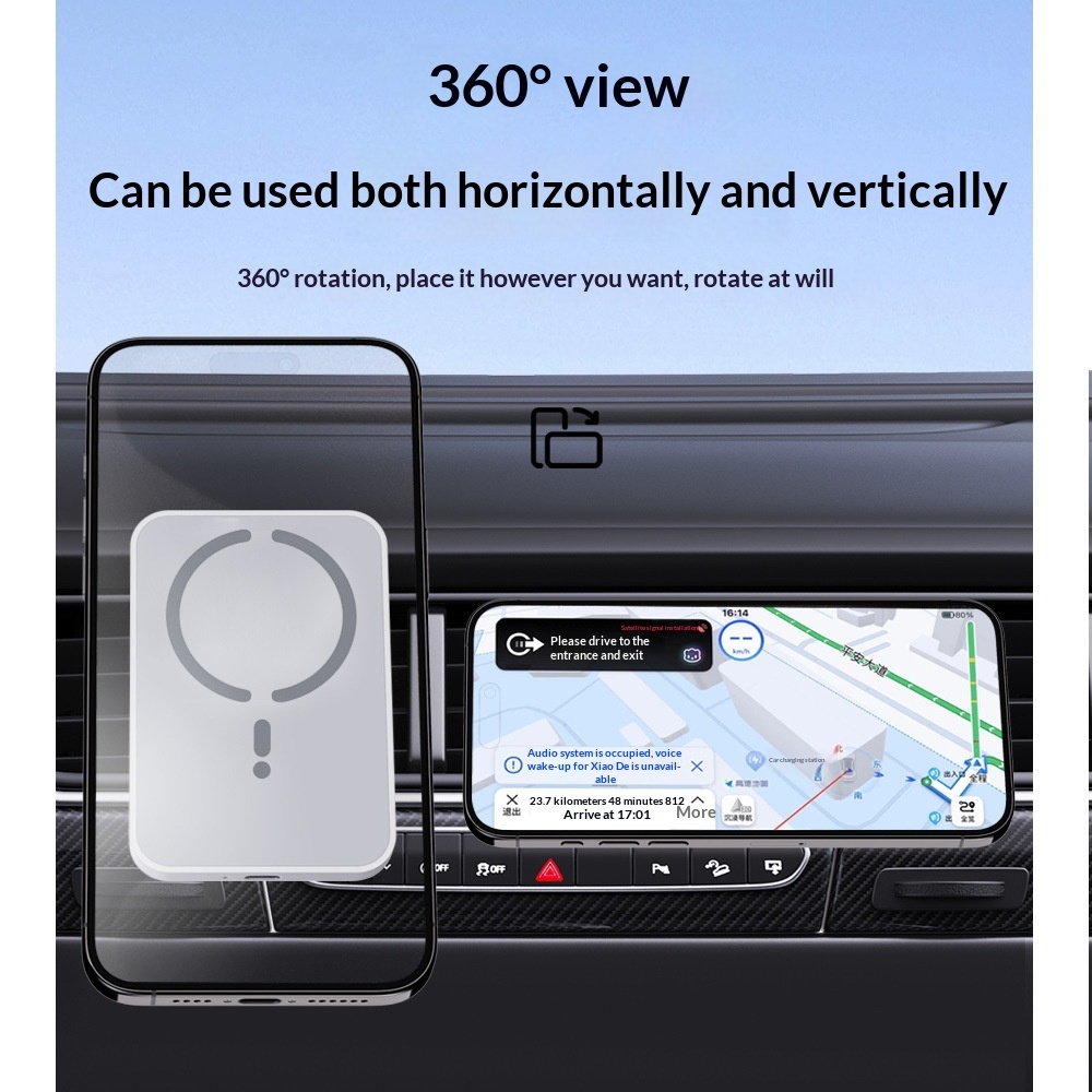 MagSafe 15W Magnetic In-car Wireless Charger - Image 6